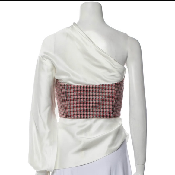 HELLESSY Paloma Houndstooth Print Blouse - Picture 2 of 3